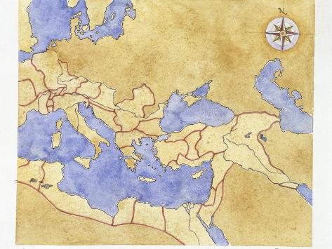 Historic Rome, Map of Roman Empire, Example picture relating to Printable Map of Ancient Rome named Historical Rome, Map of Roman Empire, Example
